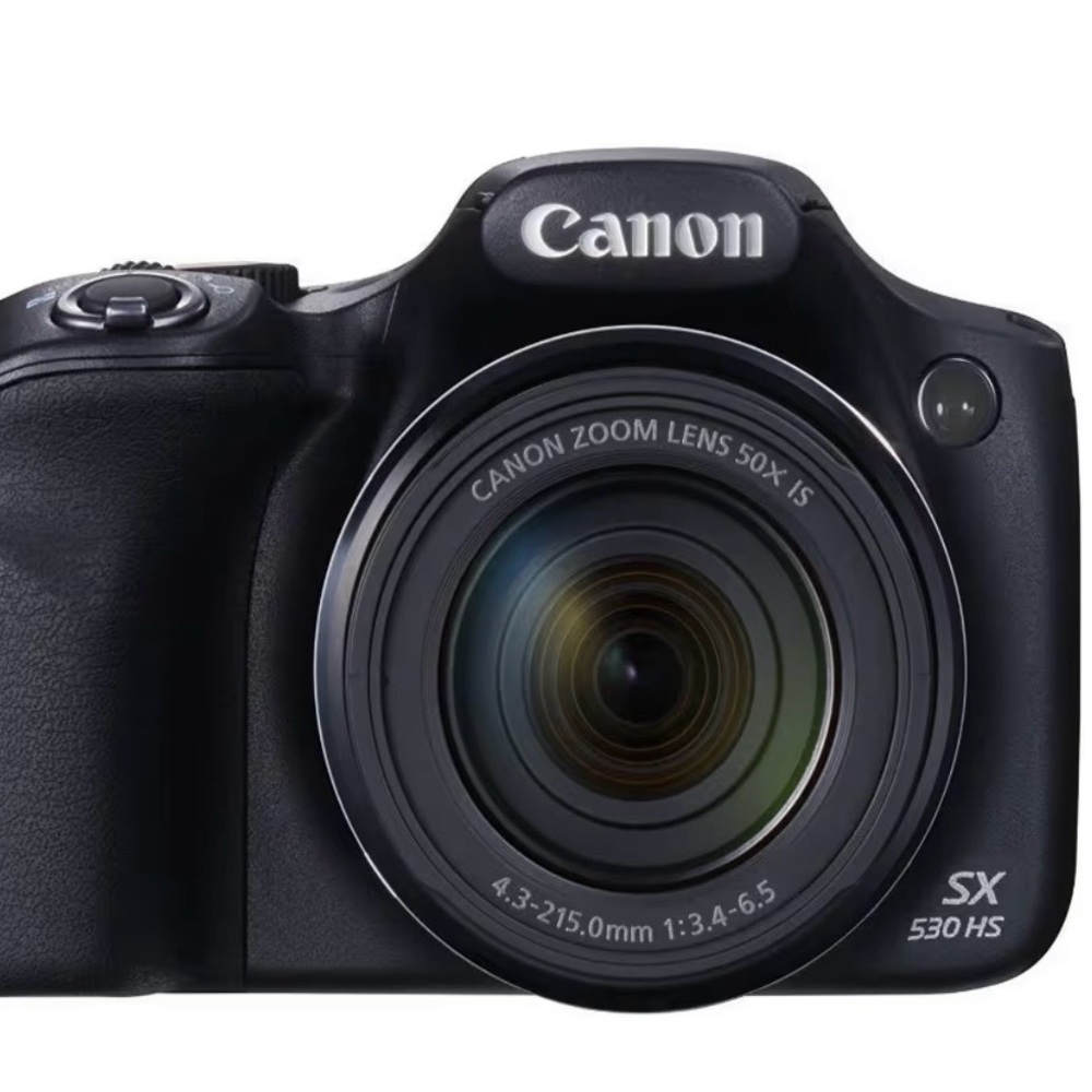 Canon SX530 HS Black Compact Superzoom 50x Camera (with charger and SD card)